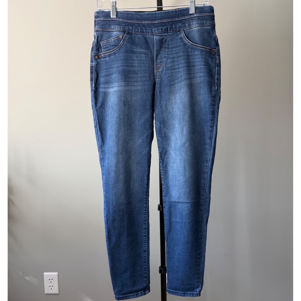 Democracy "Ab" Technology Women's Size 6 Blue Slimming Pull On Jeans Jeggings
